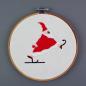 Preview: Stickmotiv Weihnachtsman - Download Stickdatei von FADENFRISCH