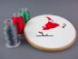 Preview: Stickmotiv Weihnachtsman - Download Stickdatei von FADENFRISCH