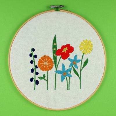 Stickmotiv Frühlingsblumen - Download Stickdatei von FADENFRISCH