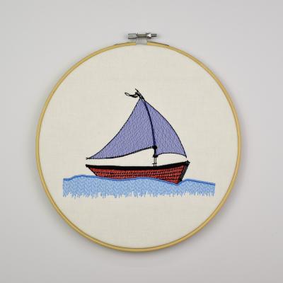 Stickdatei - Segelboot