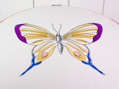 Stickmotiv Mariposa Sophie - Download Stickdatei von FADENFRISCH