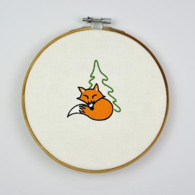 Stickdatei Download Wintermotiv Fuchs in Vollstick von FADENFRISCH