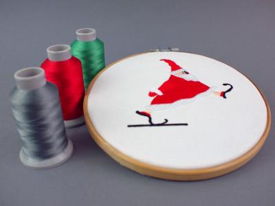 Stickmotiv Weihnachtsman - Download Stickdatei von FADENFRISCH
