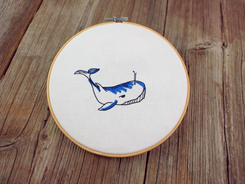 Diseño Ballena Gimmie - Descargar archivo de matrices de bordados de FADENFRISCH