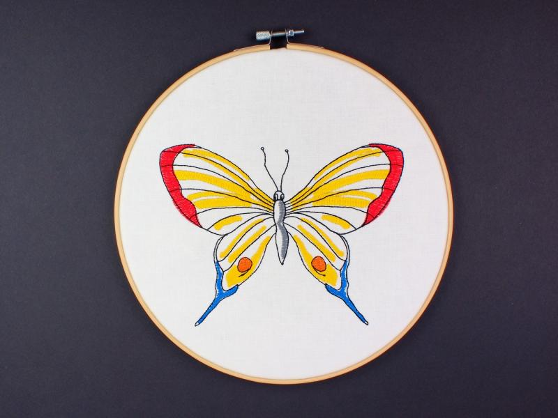 Stickmotiv Mariposa Sophie - Download Stickdatei von FADENFRISCH
