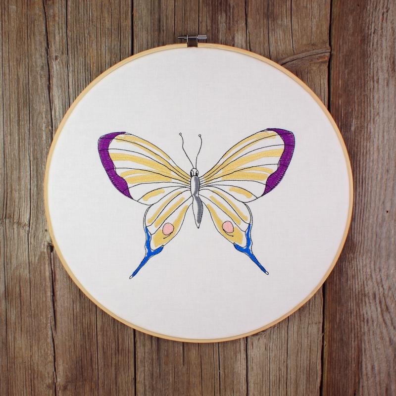 Stickmotiv Mariposa Sophie - Download Stickdatei von FADENFRISCH
