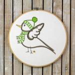 Embroidery Design - Birdie "Piepmatz"